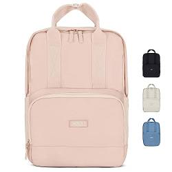 LARKSON Rucksack Damen & Herren Rosa - No 6 - Daypack mit 16 Zoll Laptopfach - Rucksäcke für City Schule Business - Schulrucksack Mädchen Teenager - Wasserabweisend von LARKSON