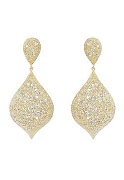 Latelita Arabian Nights große goldene Tropfen-Ohrringe Teardrop Bridal von LATELITA