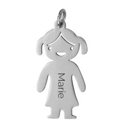 LAUBLUST Schlüsselanhänger Personalisiert - Mädchenfigur - Geschenk für Familie | in Geschenkbox von LAUBLUST