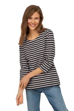 LAURASØN Ringel-T-Shirt, Regular Fit Marine M 821100130-M von LAURASØN