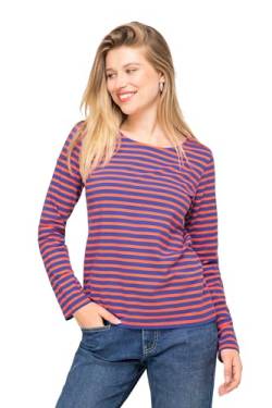 LAURASØN Ringelshirt, Regular Fit blauviolett M 821851736-M von LAURASØN