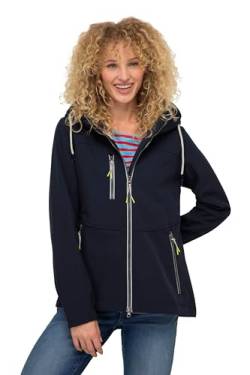 LAURASØN Softshell-Jacke, wasserabweisend, Fleece-Innenseite, Kapuze, 2-Wege-Zipper, fällt Kleiner aus Marine XL 820370130-XL von LAURASØN