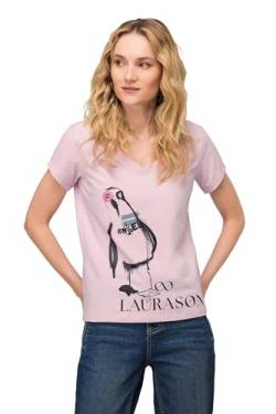 LAURASØN T-Shirt, Möwe, V-Ausschnitt, Halbarm alt Rose M 819439800-M von LAURASØN