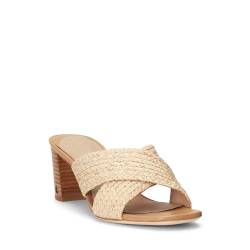 LAUREN Ralph Lauren Damen Freddi Raffia Sandale, Braun, 38 EU von LAUREN Ralph Lauren