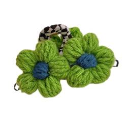 Damenmode-Haarspangen, Plüschblumen, große Greifklammer, süße Haarnadel, Krabben-Stirnband, Hai-Klipp, Haarschmuck, Kopfbedeckung TS5332-2 (Farbe: TS53321) (Color : TS53321) von LAVAMI