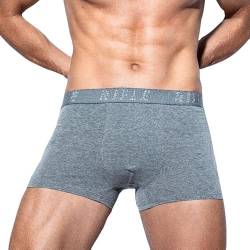 LAVENZO Rifle – 6 Boxershorts für Herren aus elastischer Baumwolle – Herren-Unterwäsche – Unterwäsche – Geschenk für Jungen – Unterhose Set, 3-6811 Blau/Schwarz/Grau, L von LAVENZO