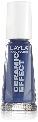 Layla Cosmetics 1243R23-068 Ceramic Effect Nagellack - pacific blue, 1er pack (1 x 0.01 l) von LAYLA