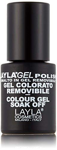 Layla Cosmetics Laylagel Polish Color, crazy red top coat, 1er pack (1 x 0.01 L) von LAYLA