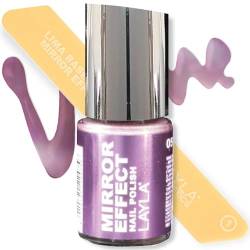 Layla Cosmetics Mirror Effect Nagellack - purple diva, 1er pack (1 x 0.01 l) von LAYLA