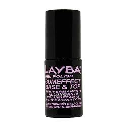 Layla Layba Nagellack mit Gummi-Effekt, Base- und Top-Coat von LAYLA