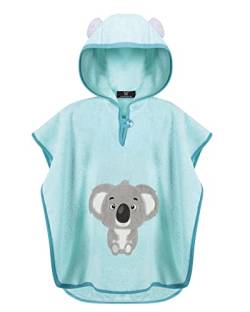 LAYNENBURG Premium Badeponcho Kinder mit Kapuze - 100% Baumwolle - OEKO TEX - Baby Jungen Mädchen Handtuch Poncho Frottee - 1-3 Jahre/Koala von LAYNENBURG