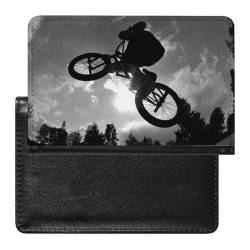 Reisepasshülle Etui Motocross Motorrad Pu Leder Reisepasshülle Mit Kartenschlitz von LAZAT