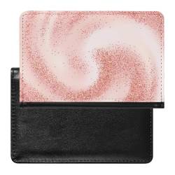 Reisepasshülle Etui Rose Glitzer Pu Leder Reisepasshülle Mit Kartenschlitz von LAZAT