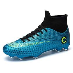 LCXAX Herren Fußballschuhe Stollen Professional Spikes Fußballschuhe Wettbewerb/Training Jungen Turnschuhe Männer Fußballschuhe von LCXAX