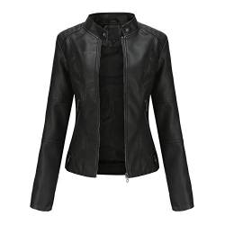 Blazer Damen Kurz Grosse Grössen Grosse Grössen Business 3/4 Arm Jacke Elegant Damenjacke Suit Anzugjacke Kurz Sportlich Einfarbig Cardiganjacke Curvy Stehkragen Freizeit Cardigan Hosenanzug von LCpddajlspig