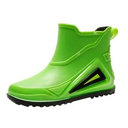 Gummistiefel Damen Leichte Halbhoch Kurz Rain Boots Leicht Rutschfeste Barfuss Reitsportschuhe Regenstiefel Lang Atmungsaktivetten Wasserdichter Weitschaft Barfuß Hoch Regenschuhe Stiefel von LCpddajlspig