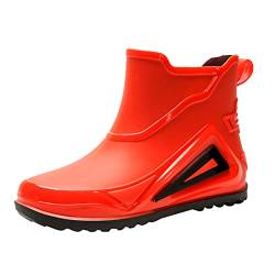 Gummistiefel Damen Leichte Halbhoch Kurz Rain Boots Leicht Rutschfeste Barfuss Reitsportschuhe Regenstiefel Lang Atmungsaktivetten Wasserdichter Weitschaft Barfuß Hoch Regenschuhe Stiefel von LCpddajlspig