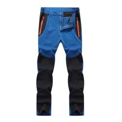 LCpddajlspig Arbeitshose Herren Lang, Wasserdicht Große Größen Warm Arbeitshosen Winddicht Fahrrad Outdoor Wanderhose Regenhose Winter Gefüttert Snowboardhose Leichte Zunfthose Skihose Softshellhose von LCpddajlspig