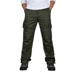 LCpddajlspig Arbeitshosen Herren Winter, Wasserdicht Winddicht Lang Outdoor Fahrrad Warm Wanderhose Winter Gefüttert Leichte Softshellhose Snowboardhose Große Größen Motorradhose Skihose Regenhose von LCpddajlspig