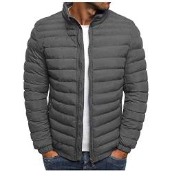 LCpddajlspig Steppjacke Herren Leicht Winddichte mit Kapuze Winter Winterjacke Outdoor Winter Warm Gepolsterte Dünne Puffer Jacke von LCpddajlspig