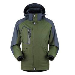 LCpddajlspig Windbreaker Herren Wasserdicht, Leichte Winddicht Packbare Funktionsjacke Atmungsaktiv für Sommer Herbst Fahrrad Übergangsjacke Outdoorjacke Freizeitjacke mit Kapuze Regenjacke Windjacke von LCpddajlspig