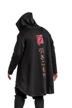 LE FANTOME Herren Techwear Hoodie Japanische Rave Darkwear Gothic Kleidung von LE FANTOME