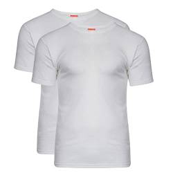 2er Pack Herren Thermo T Shirt Warme Unterwäsche Baselayer S M L XL XXL Thermo, weiß, XL von LE11