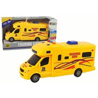 LEAN Toys Spielzeug-Auto Auto Camper Sound Licht Wohnmobil Aufkleber Fahrzeug Spielzeug Urlaub von LEAN Toys