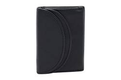 LEAS Minibörse RFID- Schutz in Echt-Leder, schwarz Mini-Edition von LEAS