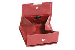 LEAS Wiener-Schachtel mit großer Kleingeldschütte, Echt-Leder, rot/cherry Special Edition von LEAS