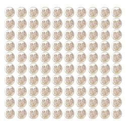 100PCS metal buttons for men's and women's clothing, suit buttons, oil coated coat, windbreaker coat buttons (gold white,20L 12.5MM) von LEBITO