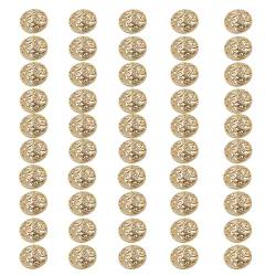 50PCS Metal button hollowed out suit, trench coat, and coat buttons (gold,32L 20MM) von LEBITO