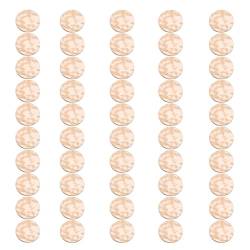 50PCS Water wave pattern button circular retro small fragrant coat button men and women's golden cardigan suit button silver metal button (gold,28L 18MM) von LEBITO
