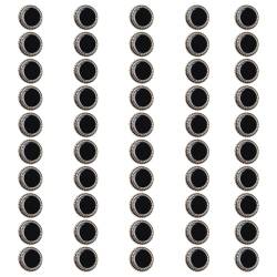 50PCS metal buttons British style oil dots high foot buttons coat windbreaker fashion buttons (36L 23MM) von LEBITO