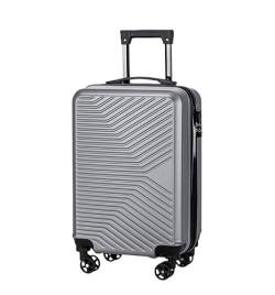 LECOW Koffer Trolley Aufgegebener Gepäckkoffer Mit Rollen, Hartschalenkoffer, 20-Zoll-Gepäck Mit Spinnerrädern Reisekoffer Rollkoffer (Color : D, Size : 20inch) von LECOW