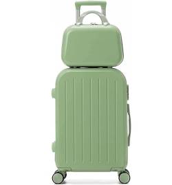 LECOW Koffer Trolley Gepäck-Hartschalenkoffer, Leichtes Passwort-Gepäck, Rollkoffer Für Herren Und Damen Reisekoffer Rollkoffer (Color : A, Size : 20inch) von LECOW