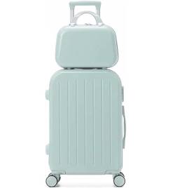 LECOW Koffer Trolley Gepäck-Hartschalenkoffer, Leichtes Passwort-Gepäck, Rollkoffer Für Herren Und Damen Reisekoffer Rollkoffer (Color : C, Size : 20inch) von LECOW