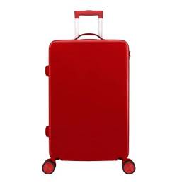 LECOW Koffer Trolley Koffer Mit Rollen, Tragbares Gepäck Mit Großem Fassungsvermögen, Verschleißfester Koffer Für Studenten Reisekoffer Rollkoffer (Color : A, Size : 20 in) von LECOW