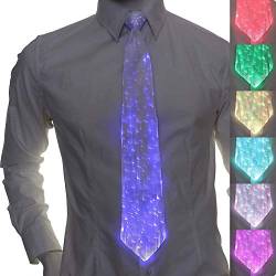 Wiederaufladbare LED-Glasfaser-Krawatte von LED-Fashion