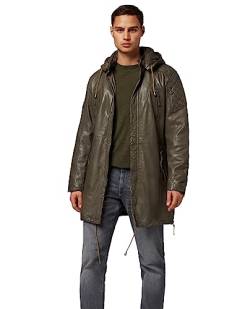 LEDERJACKE Herren Parka Jenkins - Premium Lamm Leder (Echtleder) von LEDERJACKE