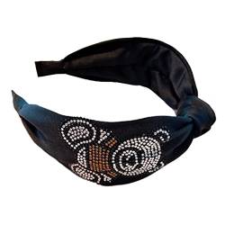 Breites Geknotetes Haarband Modisches Haarband Für Bären Criss For Cross Stirnband Breiter Turban Modisches Haar Accessoire Stirnbänder Für Frauen Modisch Geknotete Stirnbänder von LEEINTO