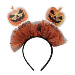 LEEMASING Halloween-Kürbis-Haarreif, Party-Haarreif, Kopfband für Cosplay, Party, Kostüm, Maskerade von LEEMASING