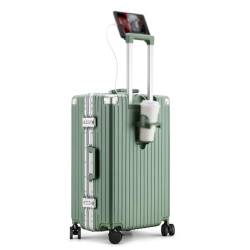 LEFEDA Tragbar Minimalistischer multifunktionaler Gepäckkoffer (nur 20/24 Zoll) PC-Trolley mit TSA-Schloss zum Tragen von Geschäftsreise-Gepäckbox von LEFEDA