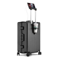 LEFEDA Tragbar Minimalistischer multifunktionaler Gepäckkoffer (nur 26/28 Zoll) PC-Trolley mit TSA-Schloss zum Tragen von Geschäftsreise-Gepäckbox von LEFEDA