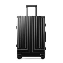 LEFEDA Tragbar Moderner Gepäckkoffer Aluminiumrahmen Trolley 24/26 im PC Trolley mit TSA-Schloss Carry Business Trip Gepäckbox von LEFEDA