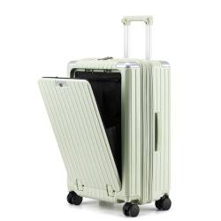 LEFEDA Tragbar Retro-Universal-Radgepäck-Koffer, offener Multifunktions-26-Zoll-PC-Trolley, TSA-Schloss, zum Tragen von Geschäftsreise-Gepäckbox von LEFEDA