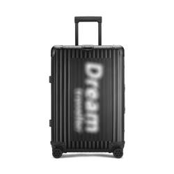 LEFEDA Tragbar Universal-Radgepäck-Koffer Aluminium-Magnesium-Legierung 20/24 im PC-Trolley-Koffer TSA-Schloss tragen Geschäftsreise-Gepäckbox von LEFEDA