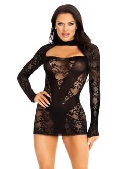 LEG AVENUE Damen 87204 00122 Adult Sized Costumes, Schwarz, One Size von LEG AVENUE