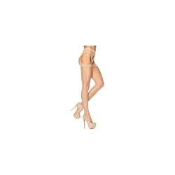 LEG AVENUE Verführerische Ouvert Strapsstrumpfhose - Nude Strippanty - Sexy Strumpfhose Größe S-M von LEG AVENUE