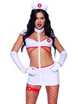 LEG AVENUE Women's 87130 00225 Adult Sized Costumes, Weiß, XS von LEG AVENUE